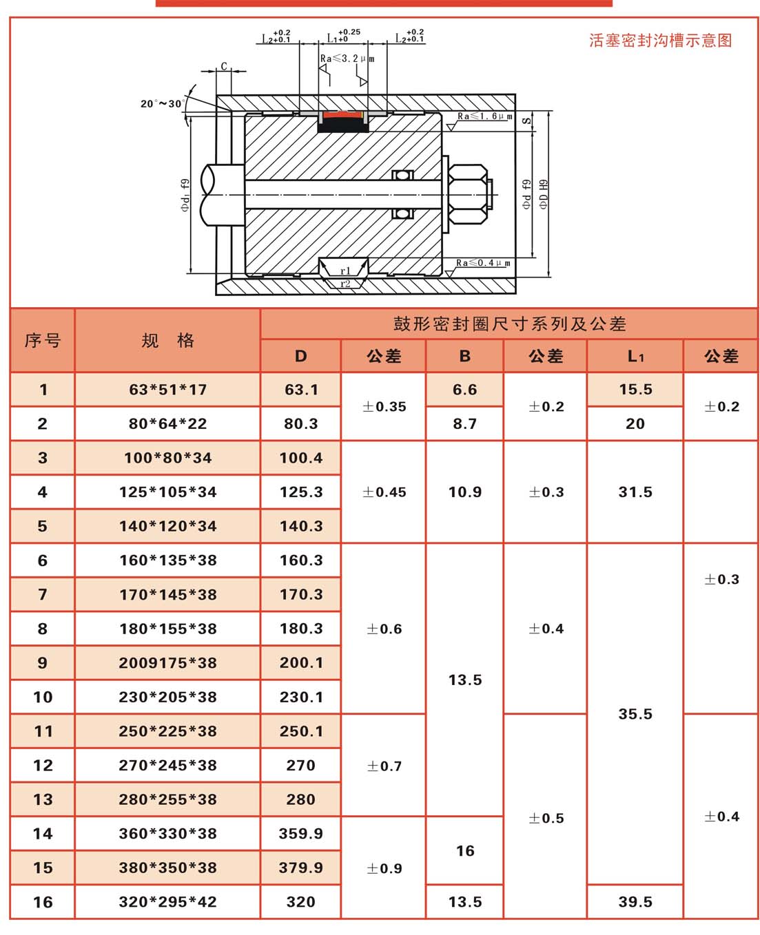 高端復(fù)合鼓型密封圈（一）
